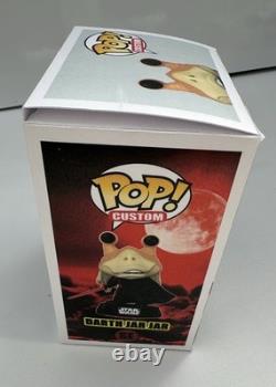 CUSTOM Pop! Star Wars Darth Jar Jar Binks Figure signed by AHMED BEST BAS READ