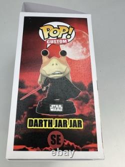 CUSTOM Pop! Star Wars Darth Jar Jar Binks Figure signed by AHMED BEST BAS READ