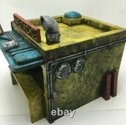 CUSTOM SCI FI BUILDING #2 DIORAMA for 3 3/4 inch STAR WARS GI JOE FIGURES 118