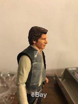 CUSTOM SH Figuarts SHF Star Wars Han Solo Figure Casting Cave Head Black Series