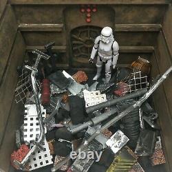 CUSTOM STAR WARS DEATH STAR TRASH COMPACTOR DIORAMA for 118 SCALE FIGURES