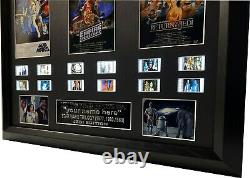 CUSTOM Signed Star Wars Trilogy film cell (1977,1980,1983) Filmcell, Engraved