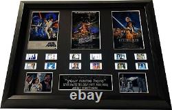 CUSTOM Signed Star Wars Trilogy film cell (1977,1980,1983) Filmcell, Engraved