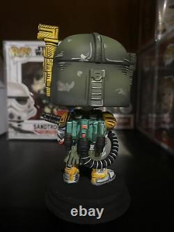 CUSTOM Star Wars FUNKO POP! #348 Boba Fett Heavy Infantry Mandalorian