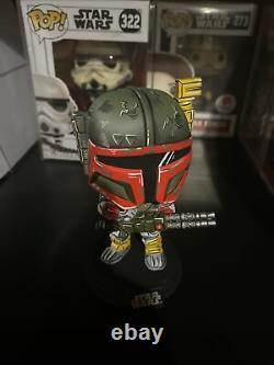 CUSTOM Star Wars FUNKO POP! #348 Boba Fett Heavy Infantry Mandalorian