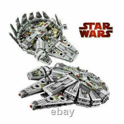 CUSTOM UK LEGO Run Millennium Falcon Star Wars Spacecraft Building Blocks 75105
