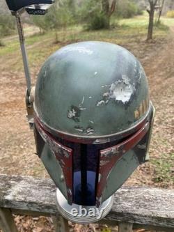 CUSTOM WEATHERED EFX Star Wars ESB Boba Fett Helmet Replica 11 prop