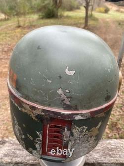 CUSTOM WEATHERED EFX Star Wars ESB Boba Fett Helmet Replica 11 prop