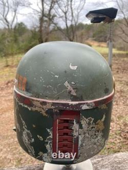 CUSTOM WEATHERED EFX Star Wars ESB Boba Fett Helmet Replica 11 prop