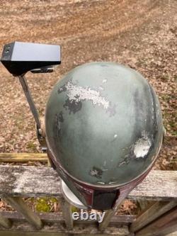 CUSTOM WEATHERED EFX Star Wars ESB Boba Fett Helmet Replica 11 prop