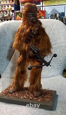 Chewbacca Star Wars Model Toy. Custom one-off paint job & woodland base