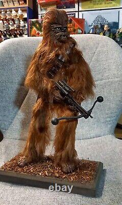 Chewbacca Star Wars Model Toy. Custom one-off paint job & woodland base