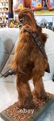 Chewbacca Star Wars Model Toy. Custom one-off paint job & woodland base