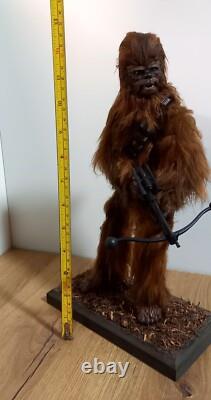 Chewbacca Star Wars Model Toy. Custom one-off paint job & woodland base