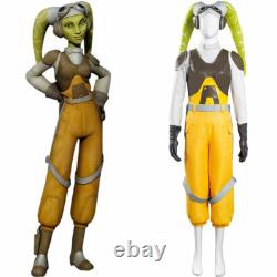 Christmas Star Wars Rebels Hera Syndulla Cosplay Costume Halloween Outfit