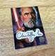Christopher Lee Star Wars Count Dooku Custom Cut Signature Trading Card 1 Of 1