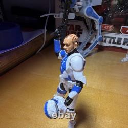 Clone Trooper Kix 501st Medic Star Wars TVC 3.75 Phase II CUSTOM Action Figure