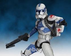 Clone Trooper Kix 501st Medic Star Wars TVC 3.75 Phase II CUSTOM Action Figure