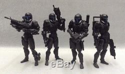 Custom 1/18 Microman Clone Republic Commando Omega Squad Star wars 4 Set