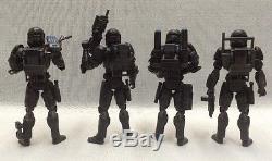 Custom 1/18 Microman Clone Republic Commando Omega Squad Star wars 4 Set