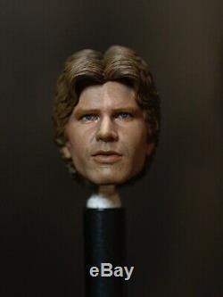 Custom 1/6 Han Solo ESB Empire Strikes Back Star Wars HEAD ONLY Jnix Hot Toys