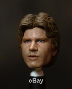 Custom 1/6 Han Solo ESB Empire Strikes Back Star Wars HEAD ONLY Jnix Hot Toys