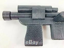 Custom 11 Vintage Kenner Star Wars BLACK IMPERIAL BLASTER Prop Replica Cosplay