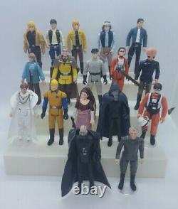 Custom 17 Vintage Star Wars Figure Lot Mashups Repaints Etc