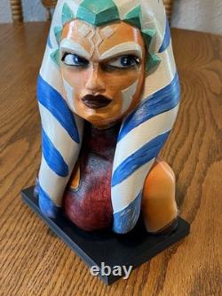 Custom 3D Printed/Painted Ahsoka Tano Bust Star Wars The Clone Wars