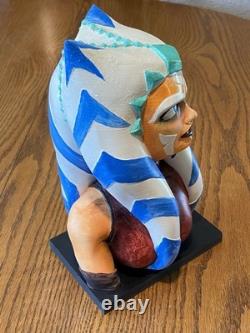 Custom 3D Printed/Painted Ahsoka Tano Bust Star Wars The Clone Wars
