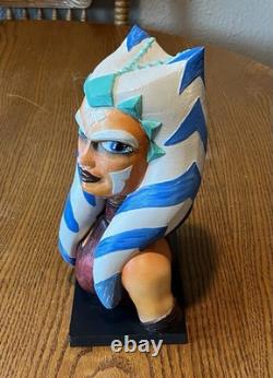 Custom 3D Printed/Painted Ahsoka Tano Bust Star Wars The Clone Wars
