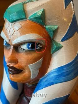 Custom 3D Printed/Painted Ahsoka Tano Bust Star Wars The Clone Wars
