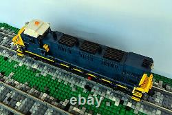 Custom CSX 3GS21B-DE Train Engine Locomotive Built With Lego Bricks