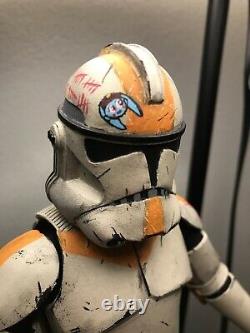 Custom Clone Trooper Waxer 1/6 Scale Star Wars Figure