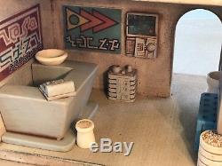 Custom DELUXE Tatooine Shop with Interior Playset Diorama Star Wars 118 3.75