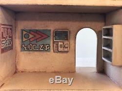 Custom DELUXE Tatooine Shop with Interior Playset Diorama Star Wars 118 3.75