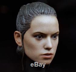 Custom Daisy Ridley 1/6 Head Sculpt for Hot Toys Star Wars Rey Female Body