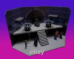 Custom Emperor's Throne Room Playset 3.75 Scale Star Wars Kenner Ships Free