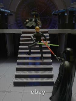 Custom Emperor's Throne Room Playset 3.75 Scale Star Wars Kenner Ships Free