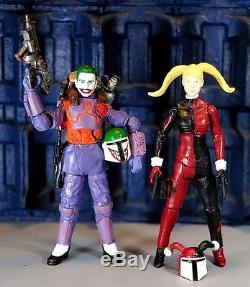 Custom Joker & Harley Quinn Mandalorian Action Figures! DC Comics! Star Wars
