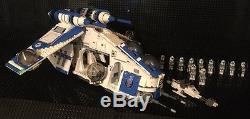 Custom Lego Compatible Star Wars 501st Gunship with Troops & Speeder