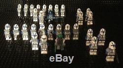 Custom Lego Compatible Star Wars 501st Turbo Tank with full squad of troops
