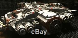 Custom Lego Compatible Star Wars Brown/Gray Corellian Patrol Ship With Crew