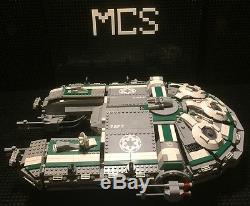 Custom Lego Compatible Star Wars Green/Gray Imperial Corellian Patrol Ship +MORE