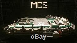 Custom Lego Compatible Star Wars Green/Gray Imperial Corellian Patrol Ship +MORE