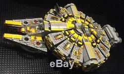 Custom Lego Compatible Star Wars YellowithGray Corellian Yacht With 6 Crew! NEW