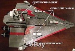 Custom Lego Star Wars Imperial Communications vessel with crew (SW Rebels)