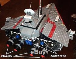 Custom Lego Star Wars Imperial Communications vessel with crew (SW Rebels)