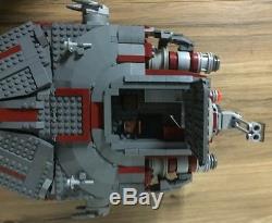 Custom Lego Star Wars Imperial Patrol Ship with Commander and Crew