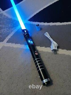 Custom Lightsaber with Exposed Crystal Chamber, Smoothswing, RGB LED